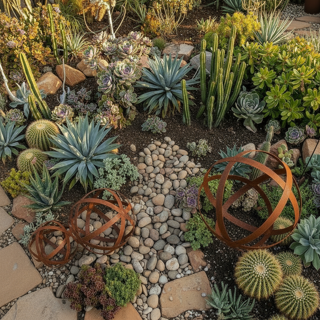 Rustic Garden Ball Set of 3