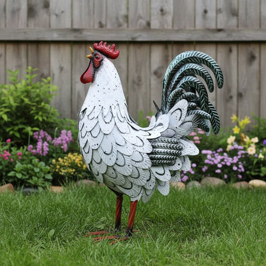 Farmhouse Rooster White