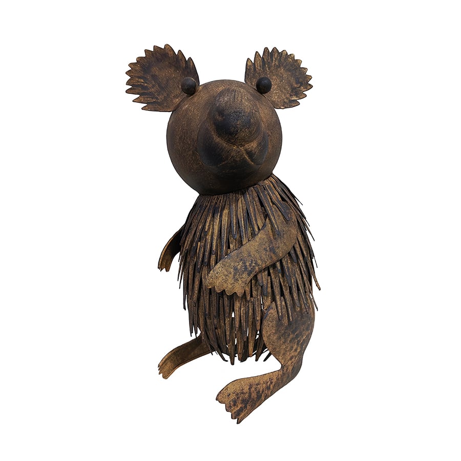 Rusty Metal Koala Garden Ornament