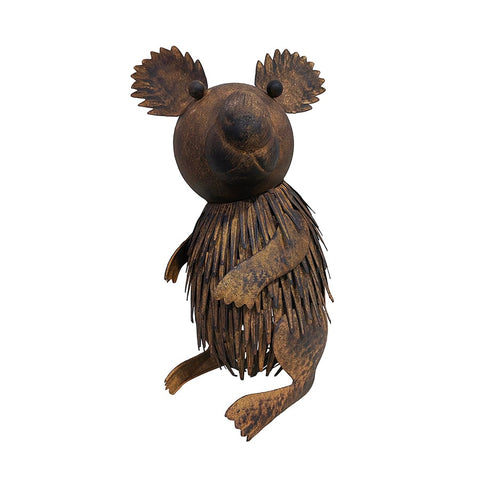 Rusty Metal Koala Garden Ornament