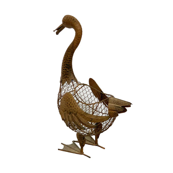 Decorative Duck Basket / Planter