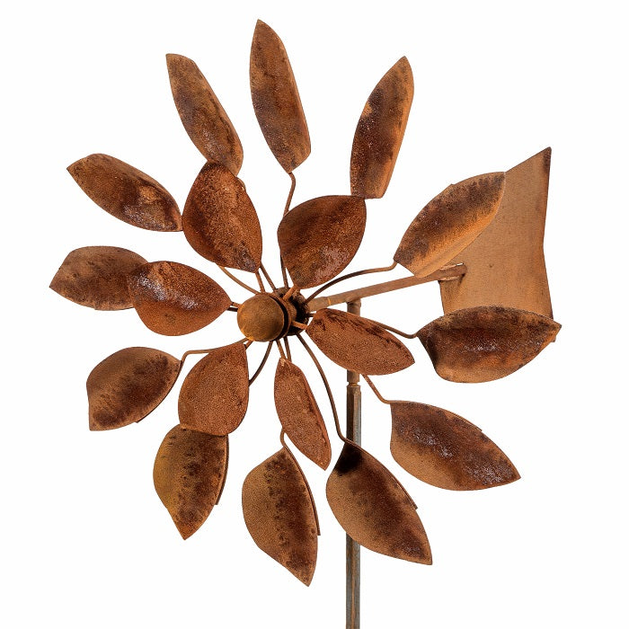 Wind Spinner Rusty Petal Power