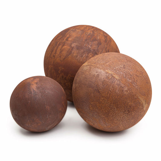 Corten Steel Decorative Garden Balls