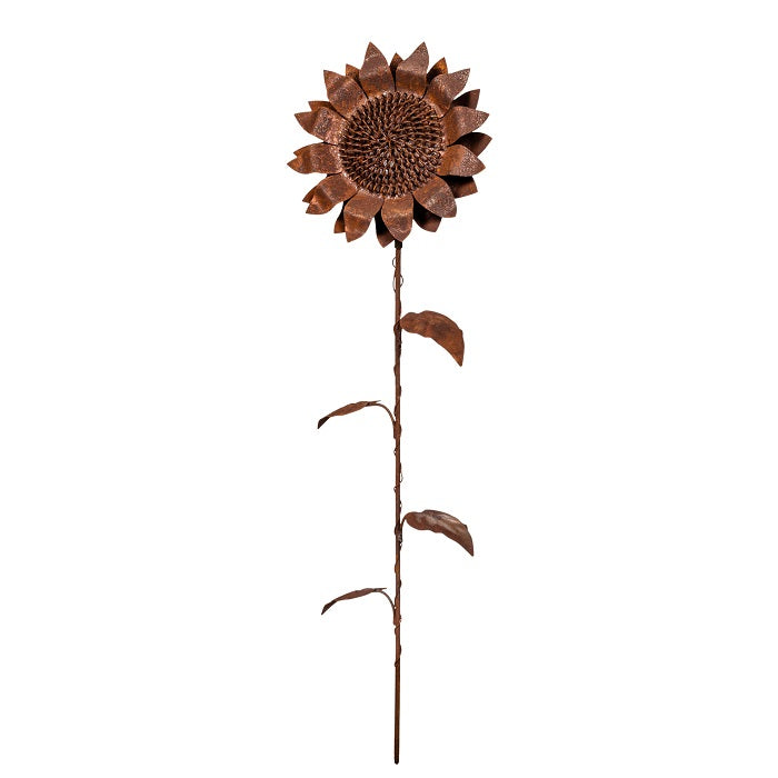 Sunflower Rust Stake Large