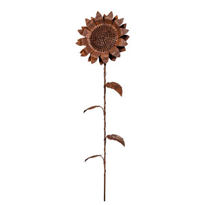 Sunflower Rust Stake Large