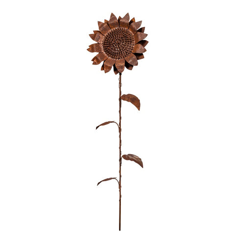 Sunflower Rust Stake Large