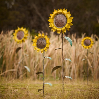 Sunflower Yellow Stake Large