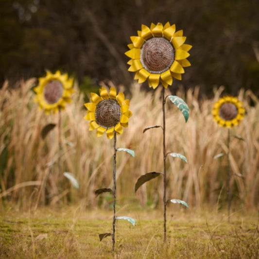 Sunflower Yellow Stake Large