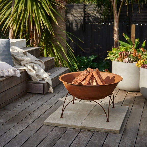 Fire Pit w/Stand Cast Iron