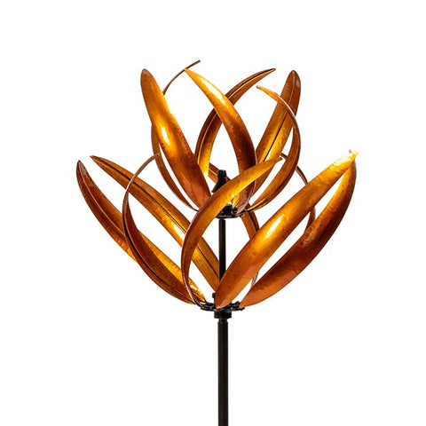 Wind Spinner - Gold Lotus
