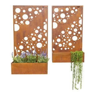 Floor/Wall Laser-cut ‘CIRCLES’ Planters Set/2