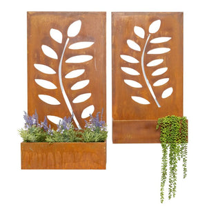 Floor/Wall Laser-cut ‘LEAVES’ Planters Set/2