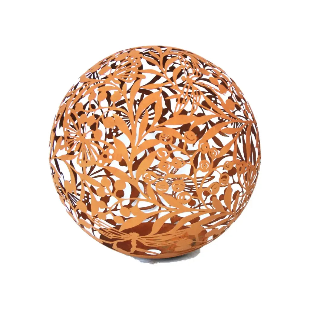 Corten Wildlife Garden Ball 40cm