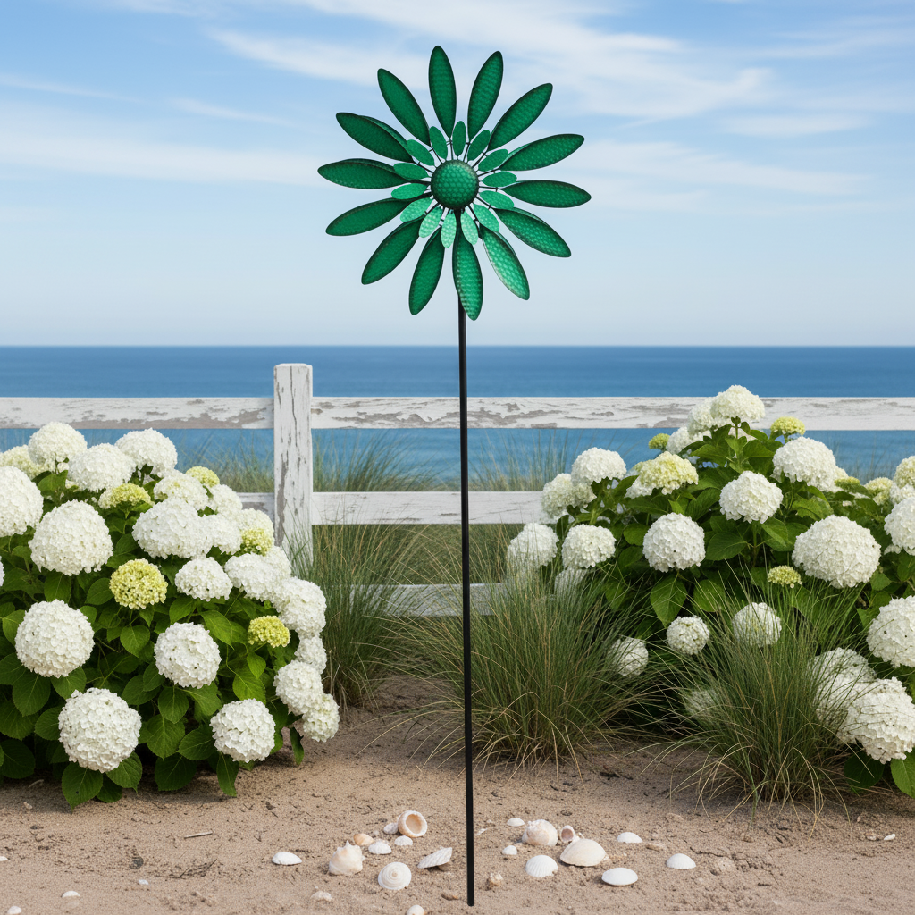 Wind Spinner Daisy Green