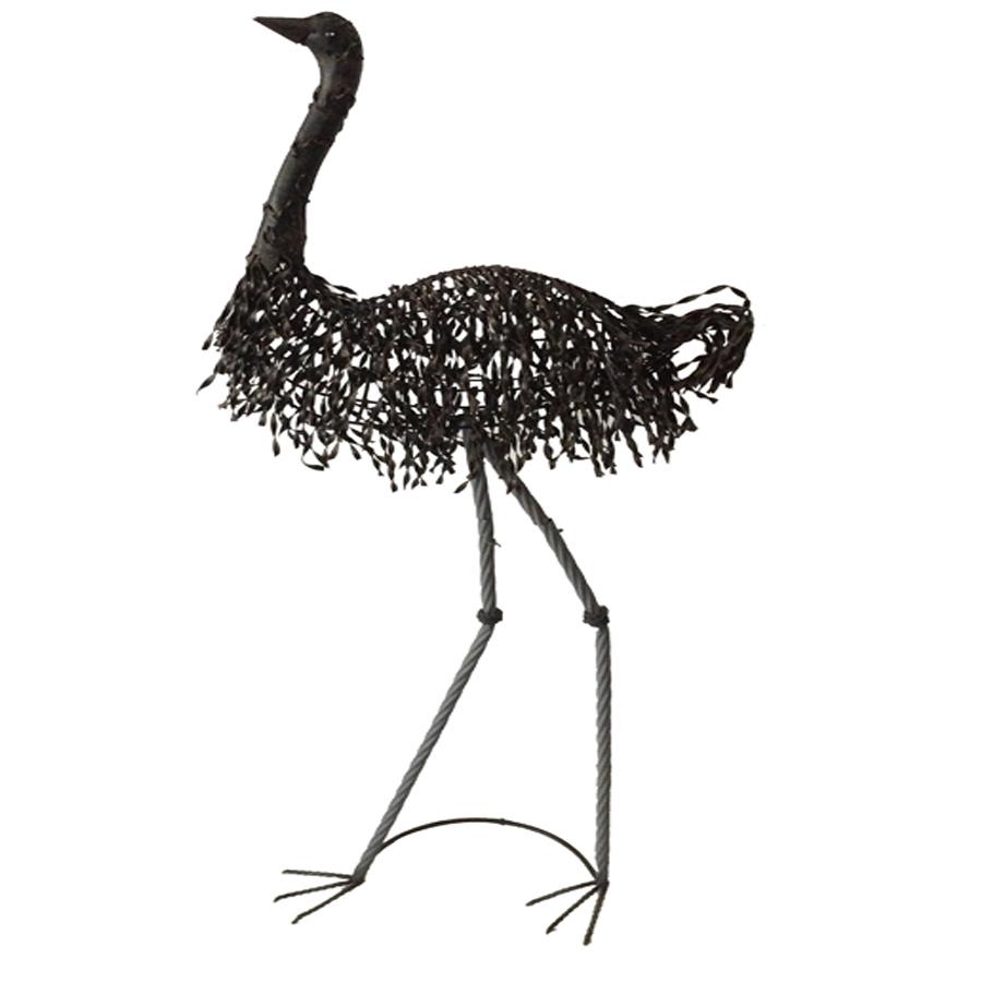 Metal Mr. Emu Garden Statue
