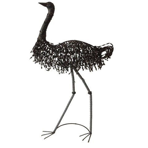 Metal Mr. Emu Garden Statue