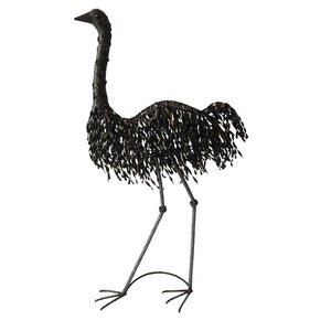 Metal Mrs. Emu Garden Statue