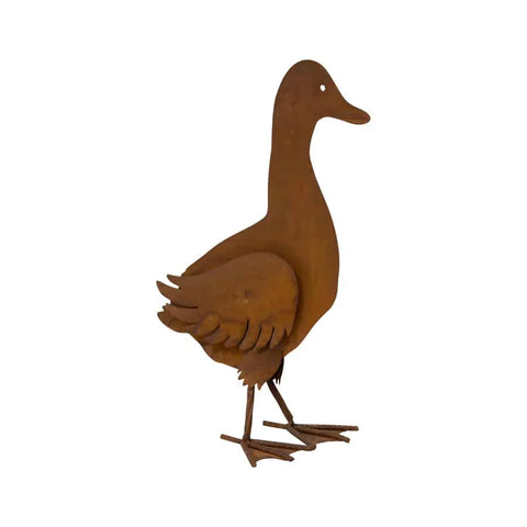 Rusty Duck Garden Statue