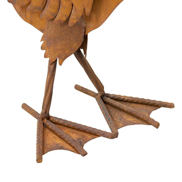 Rusty Duck Garden Statue