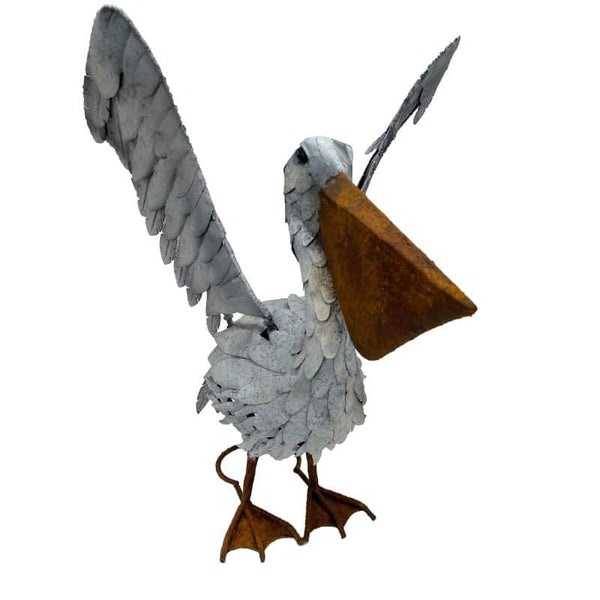 Flapping Pelican Statue 46x42x50cm
