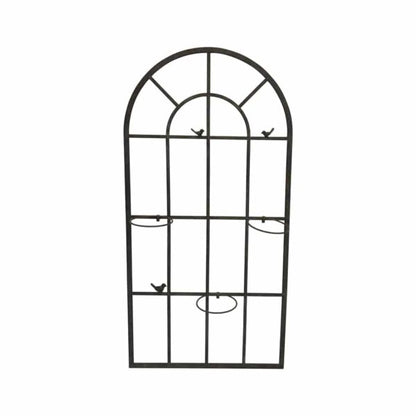 French Style Window Wall Art & Planter