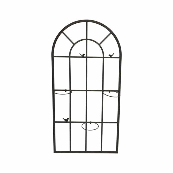 French Style Window Wall Art & Planter
