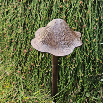 Rustic Cast Iron Mushroom Tower