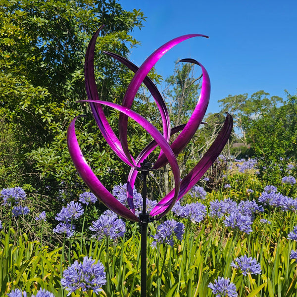 Purple Whirlie Windspinner