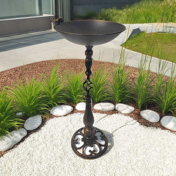 Decorative Cast Iron Bird Bath