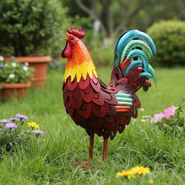 Farmhouse Rooster Red