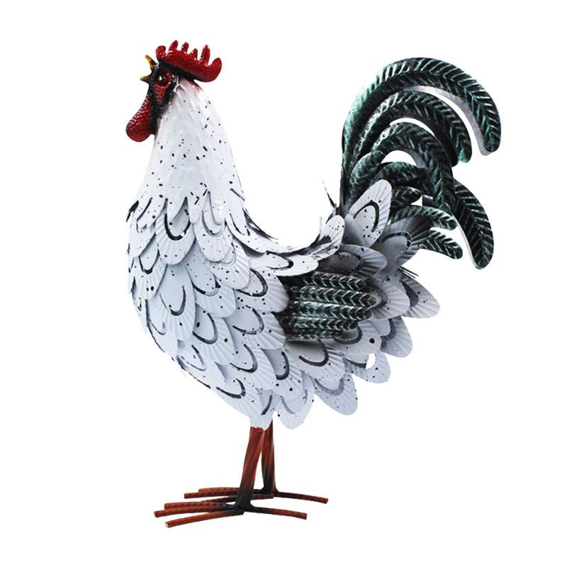 Farmhouse Rooster White