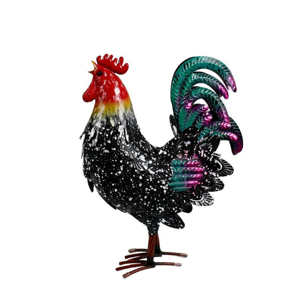 Farmhouse Rooster Black
