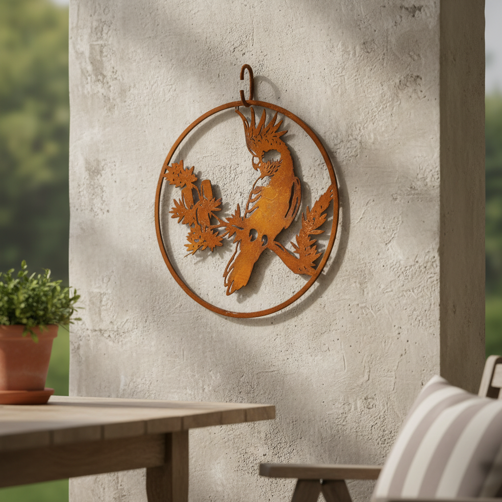 Cockatoo Metal Wall Art