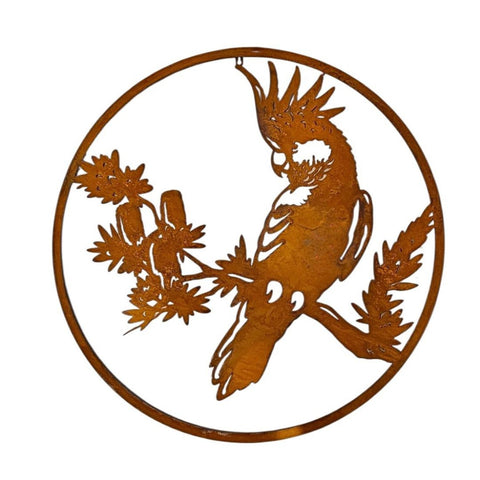 Cockatoo Metal Wall Art