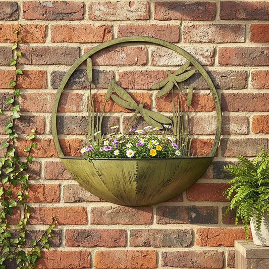 Dragonfly Wall Planter