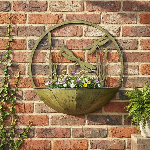Dragonfly Wall Planter