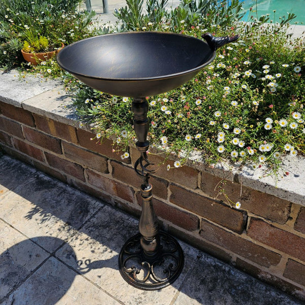 Decorative Cast Iron Bird Bath