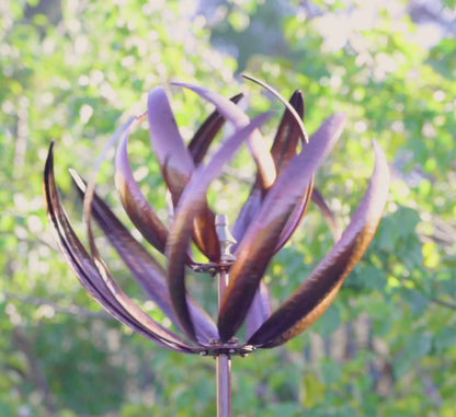 Wind Spinner Bronze Lotus