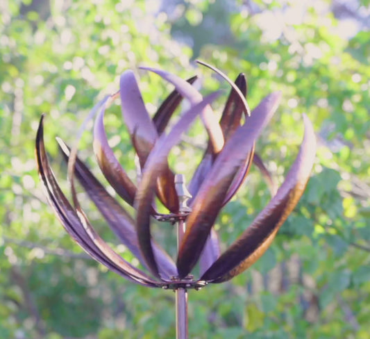 Wind Spinner Bronze Lotus
