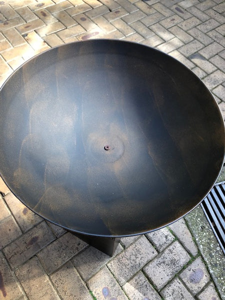 Tree of Life Bird Bath / Fire Bowl - Smooth Brown LARGE